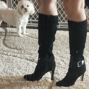 Antonio Melani Suede Style Heeled Boots